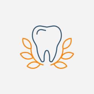 Animated tooth with grland icon