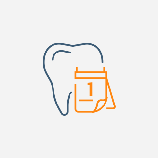 Animated tooth and calendar icon