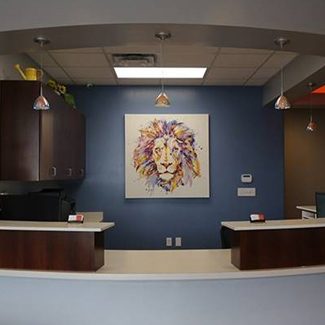 Welcoming reception desk