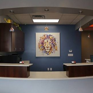 Welcoming reception desk at Del Rey Dental