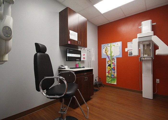 Child friendly dental exam room at Del Rey Dental